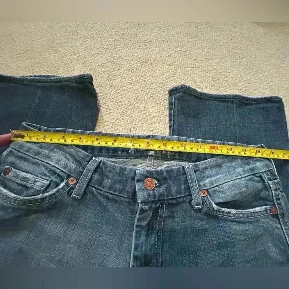 7 for all Mankind Bootcut Jean A-pocket style size 28. Denim. - Picture 14 of 16